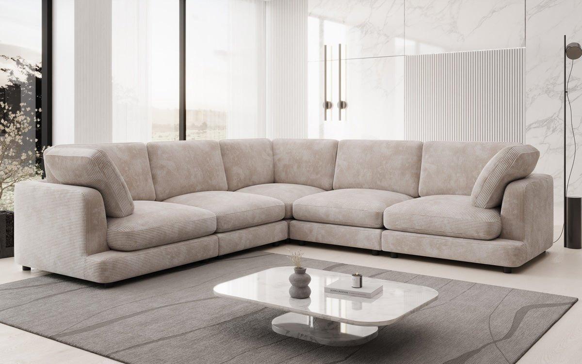 Designer Sofa Thalessa L Maxi in Corduroy