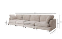 Designer 4 Sitzer Sofa Thalessa in Cord