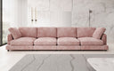 Designer 4 Sitzer Sofa Thalessa in Cord