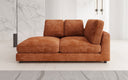 Designer chaise longue/sofa Thalessa in Corduroy