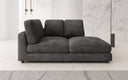 Designer chaise longue/sofa Thalessa in Corduroy