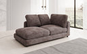 Designer chaise longue/sofa Thalessa in Corduroy