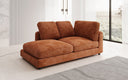 Designer chaise longue/sofa Thalessa in Corduroy