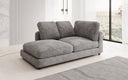 Designer chaise longue/sofa Thalessa in Corduroy