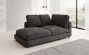 Designer chaise longue/sofa Thalessa in Corduroy