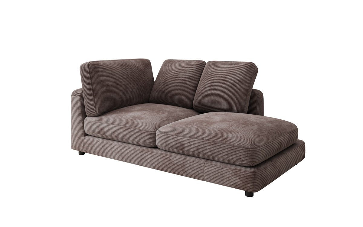 Designer Chaise Lounge/Sofa Thalessa in Corduroy