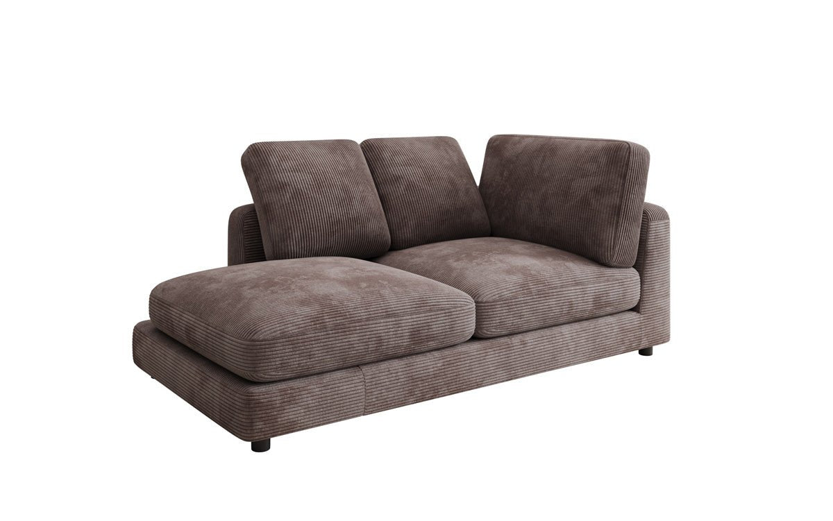 Designer Chaise Lounge/Sofa Thalessa in Corduroy