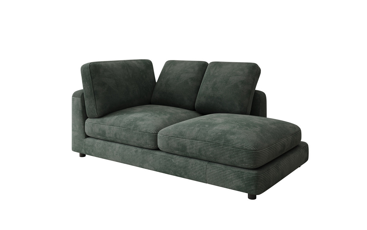 Designer Chaise Lounge/Sofa Thalessa in Corduroy