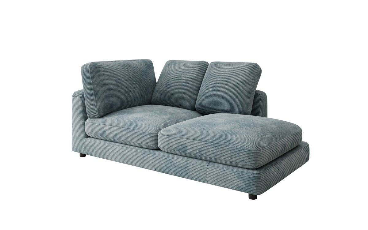 Designer Chaise Lounge/Sofa Thalessa in Corduroy