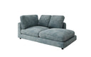 Designer chaise longue/sofa Thalessa in Corduroy