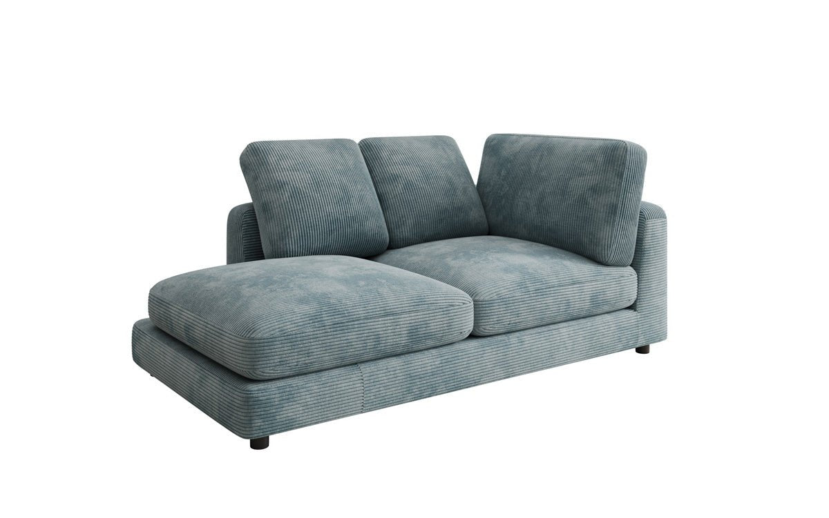 Designer Chaise Lounge/Sofa Thalessa in Corduroy