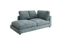 Designer chaise longue/sofa Thalessa in Corduroy
