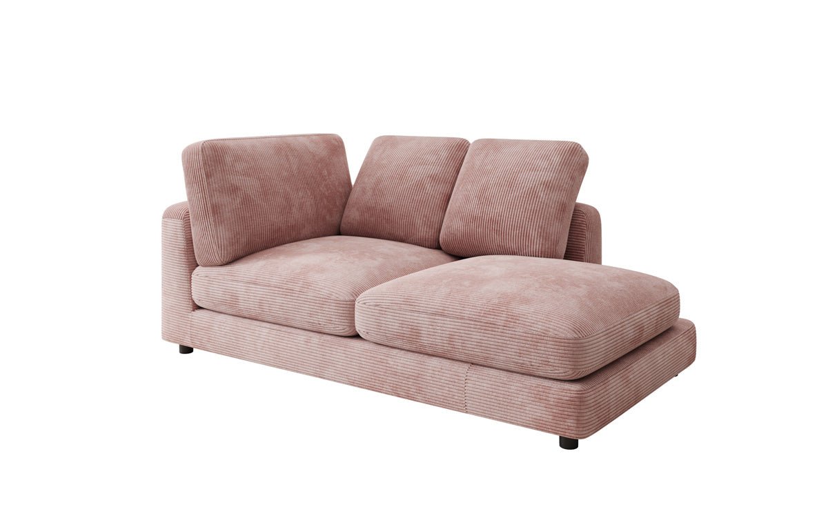 Designer Chaise Lounge/Sofa Thalessa in Corduroy