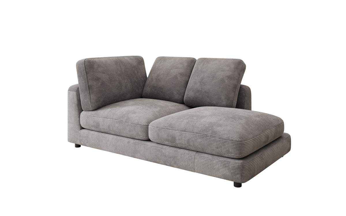 Designer Chaise Lounge/Sofa Thalessa in Corduroy
