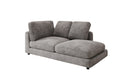 Designer chaise longue/sofa Thalessa in Corduroy