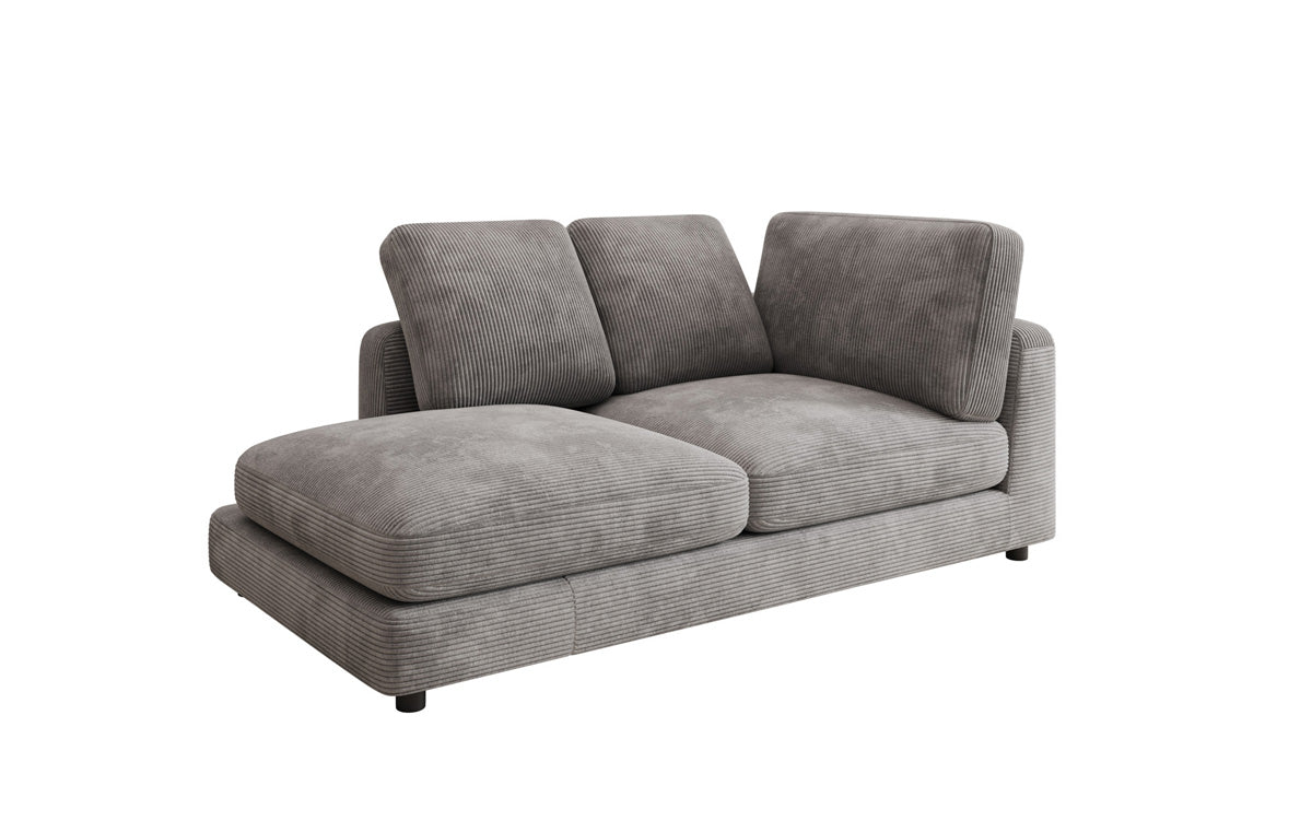Designer Chaise Lounge/Sofa Thalessa in Corduroy