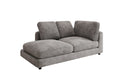 Designer chaise longue/sofa Thalessa in Corduroy