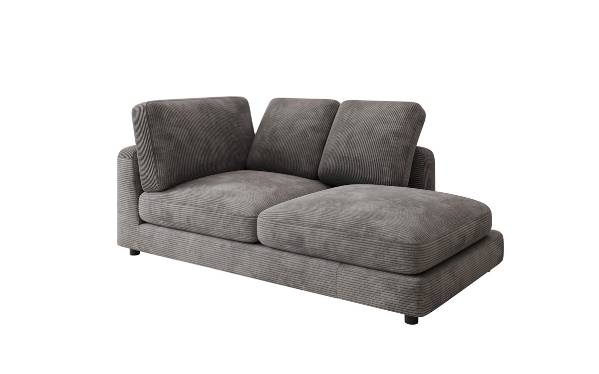 Designer Chaise Lounge/Sofa Thalessa in Corduroy