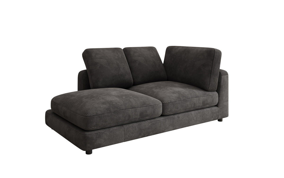 Designer Chaise Lounge/Sofa Thalessa in Corduroy