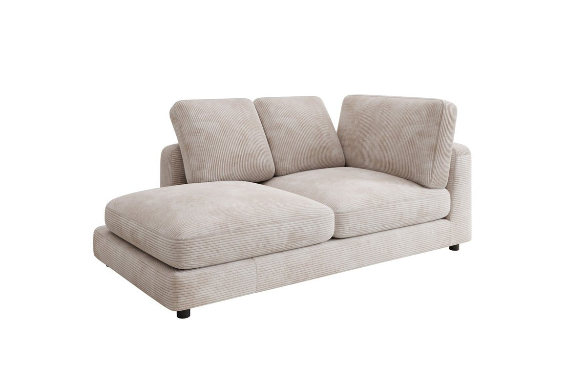 Designer Chaise Lounge/Sofa Thalessa in Corduroy