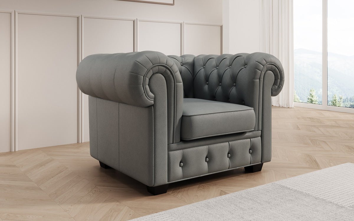 Chesterfield Royal 3+2+1 Sofa Set in Genuine Leather