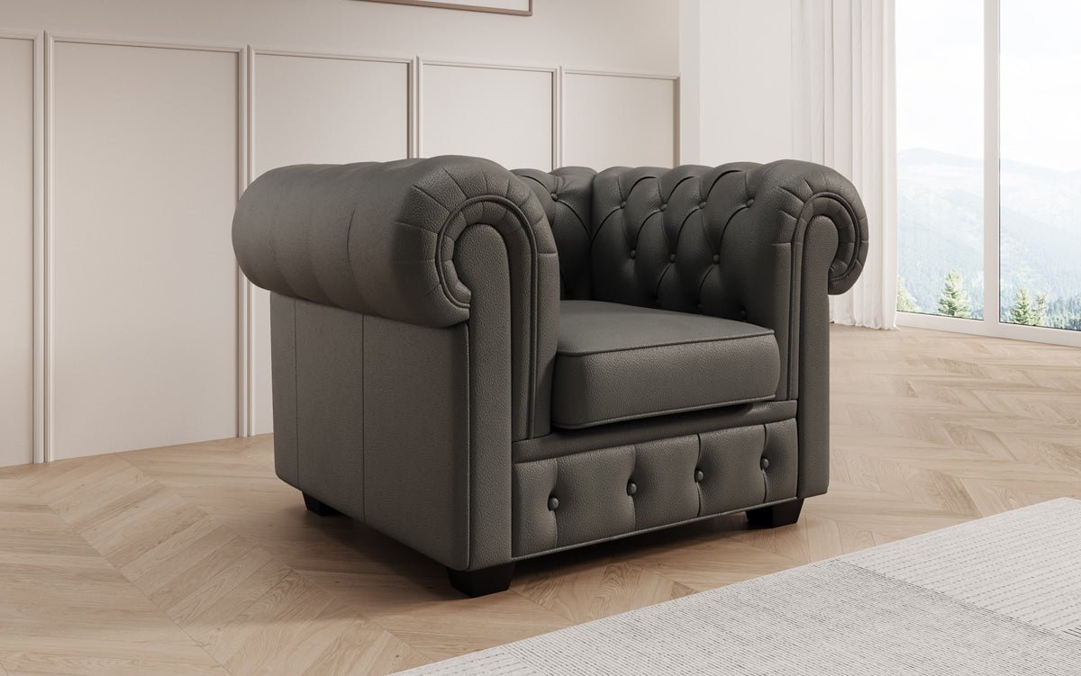 Chesterfield Royal 3+2+1 Sofa Set in Genuine Leather