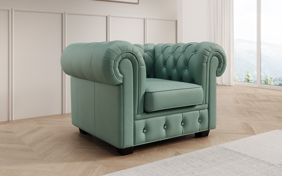 Chesterfield Royal 3+2+1 Sofa Set in Genuine Leather
