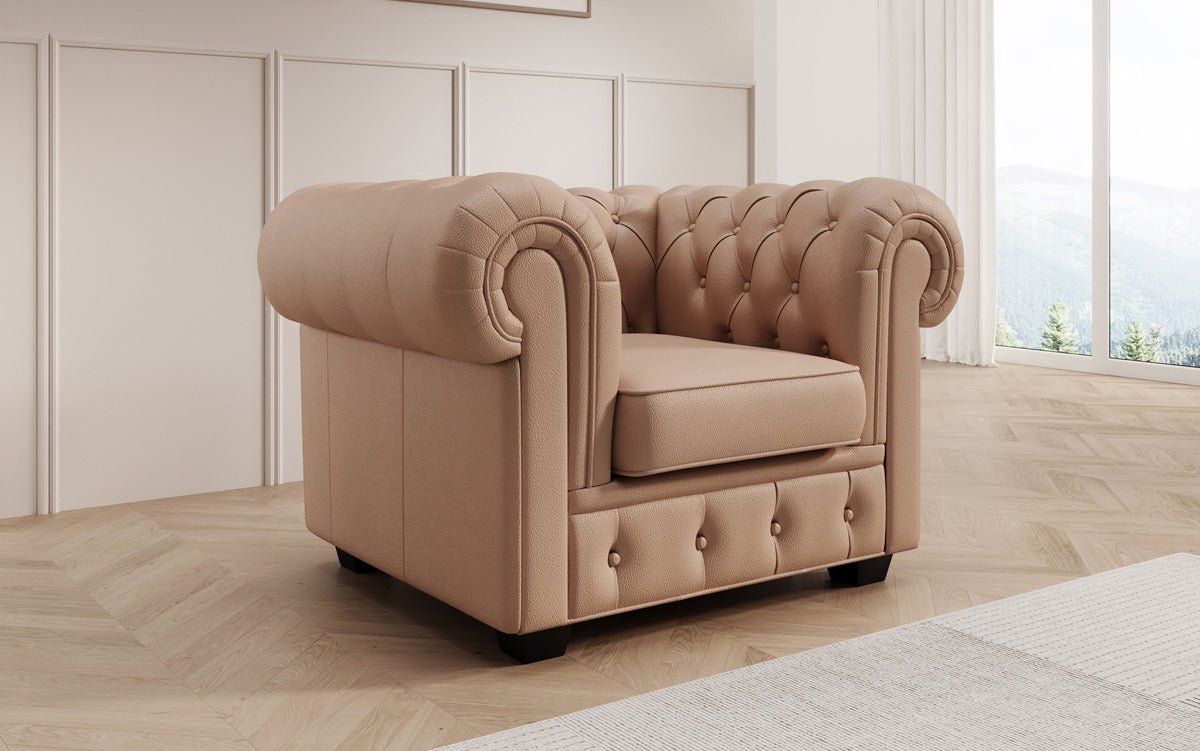 Chesterfield Royal 3+2+1 Sofa Set in Genuine Leather