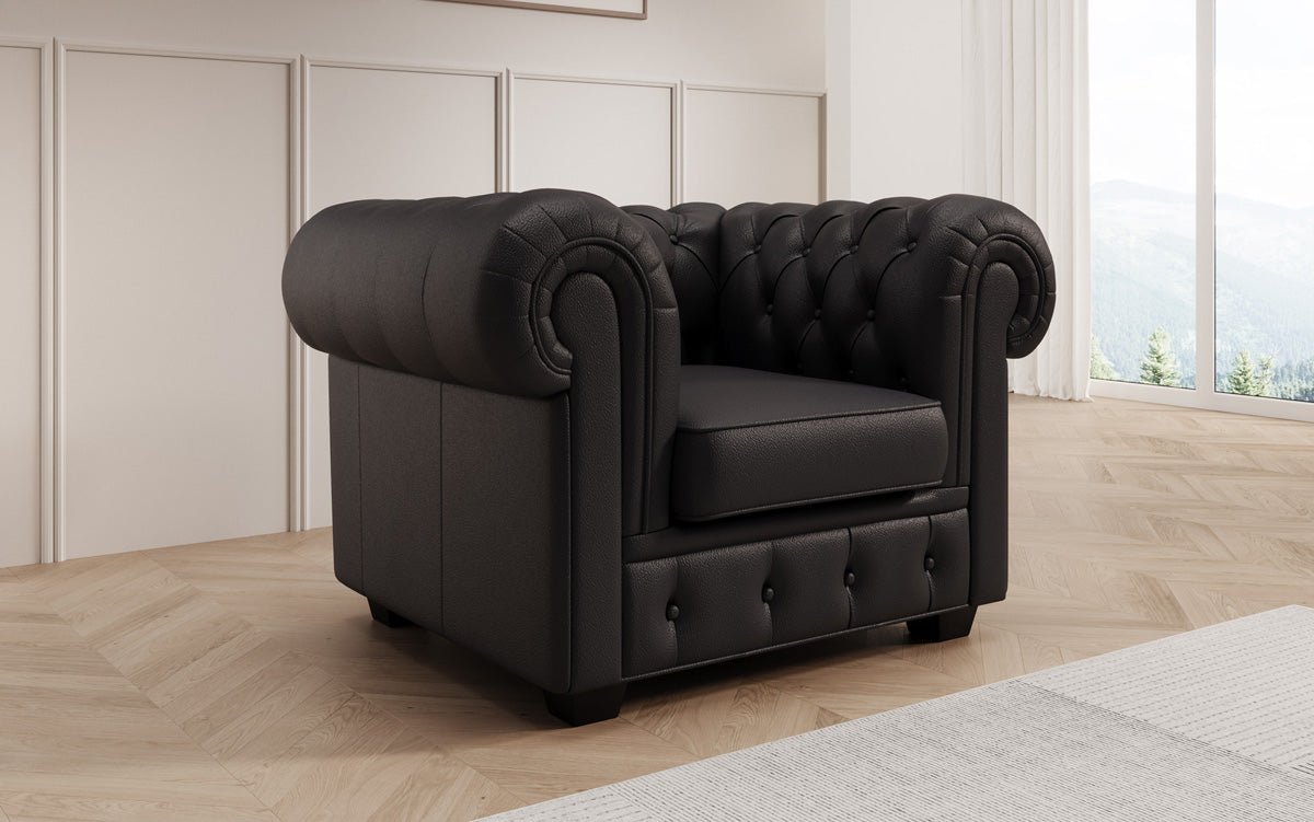Chesterfield Royal 3+2+1 Sofa Set in Genuine Leather