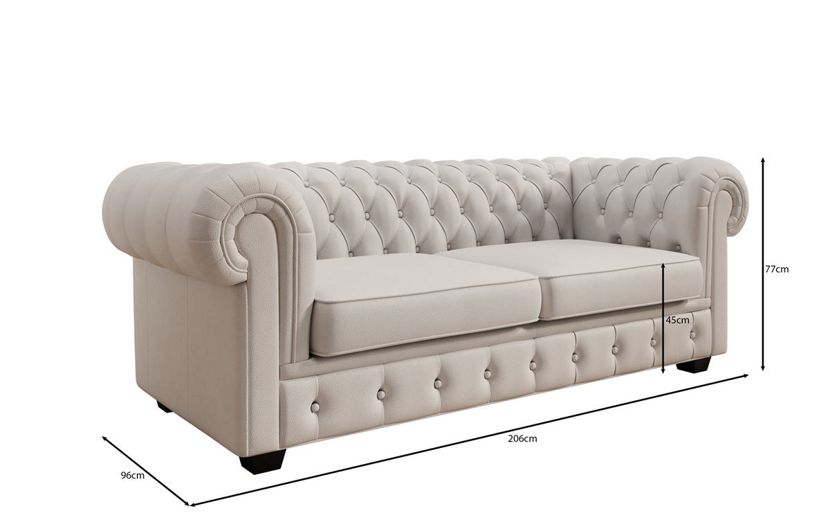 Chesterfield Royal 3+2+1 Sofa Set in Genuine Leather