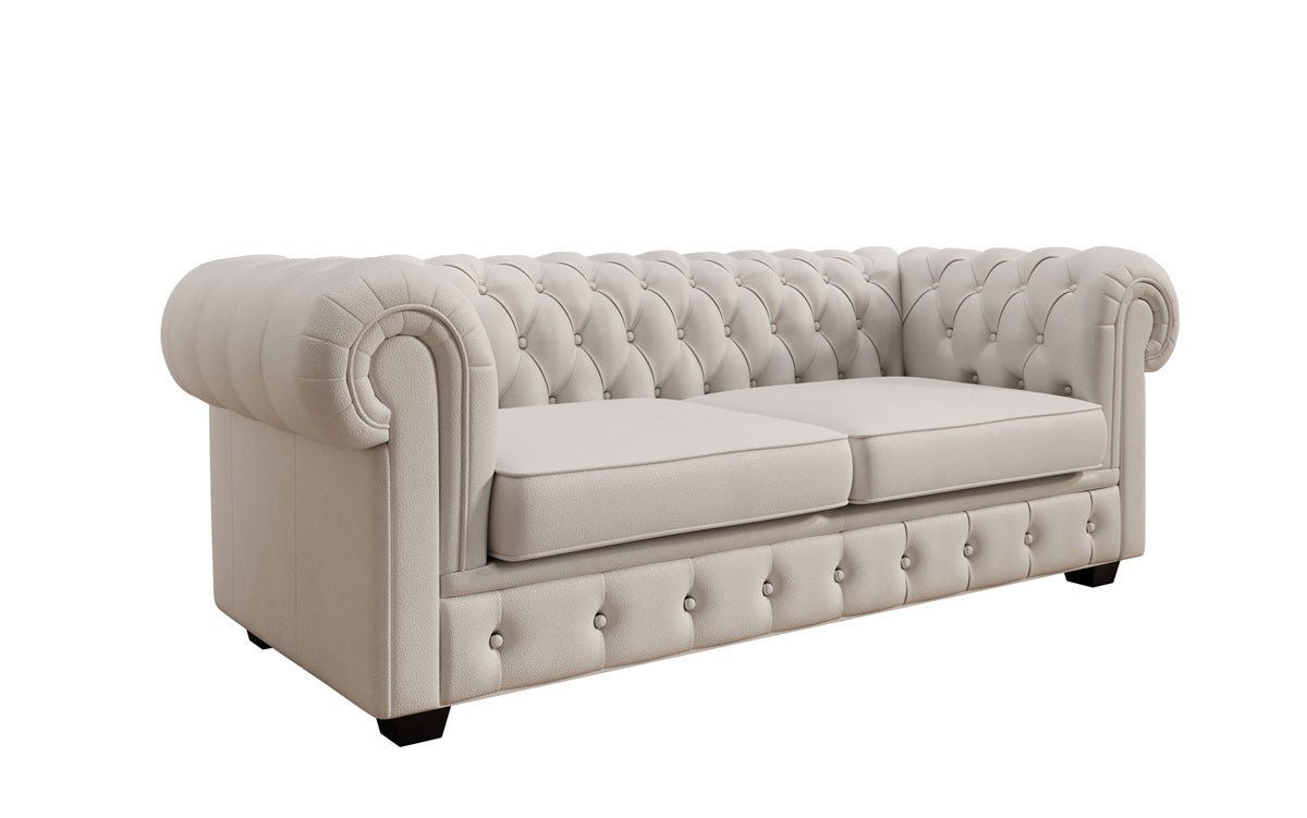 Chesterfield 3-seater sofa Royal in genuine leather