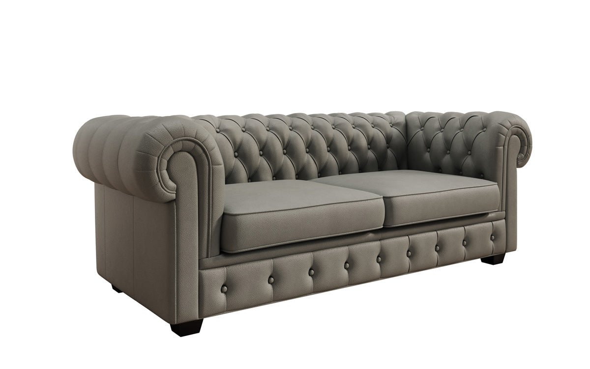 Chesterfield 3-seater sofa Royal in genuine leather