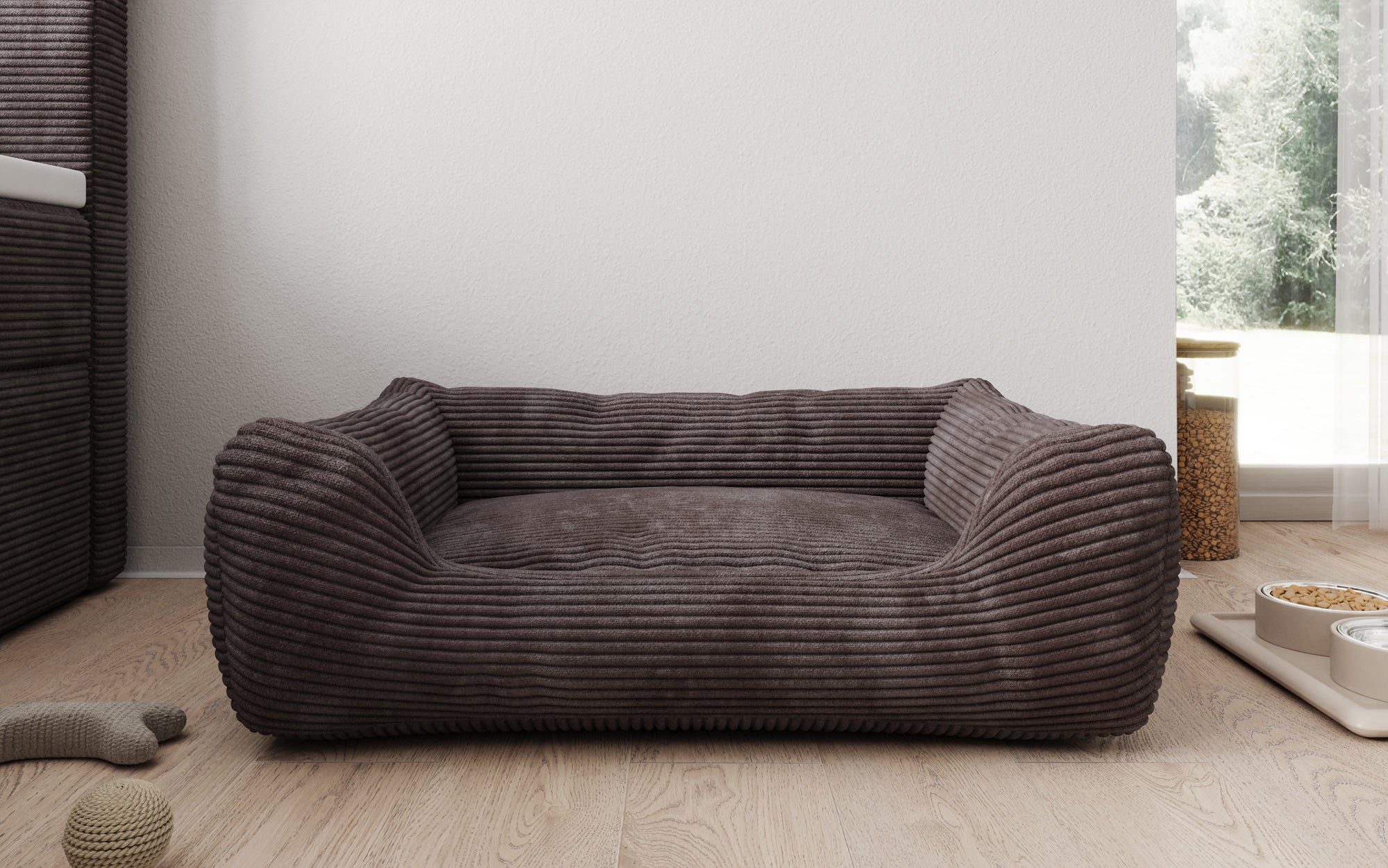 Dog bed Cosmo 60 × 80 cm in Corduroy