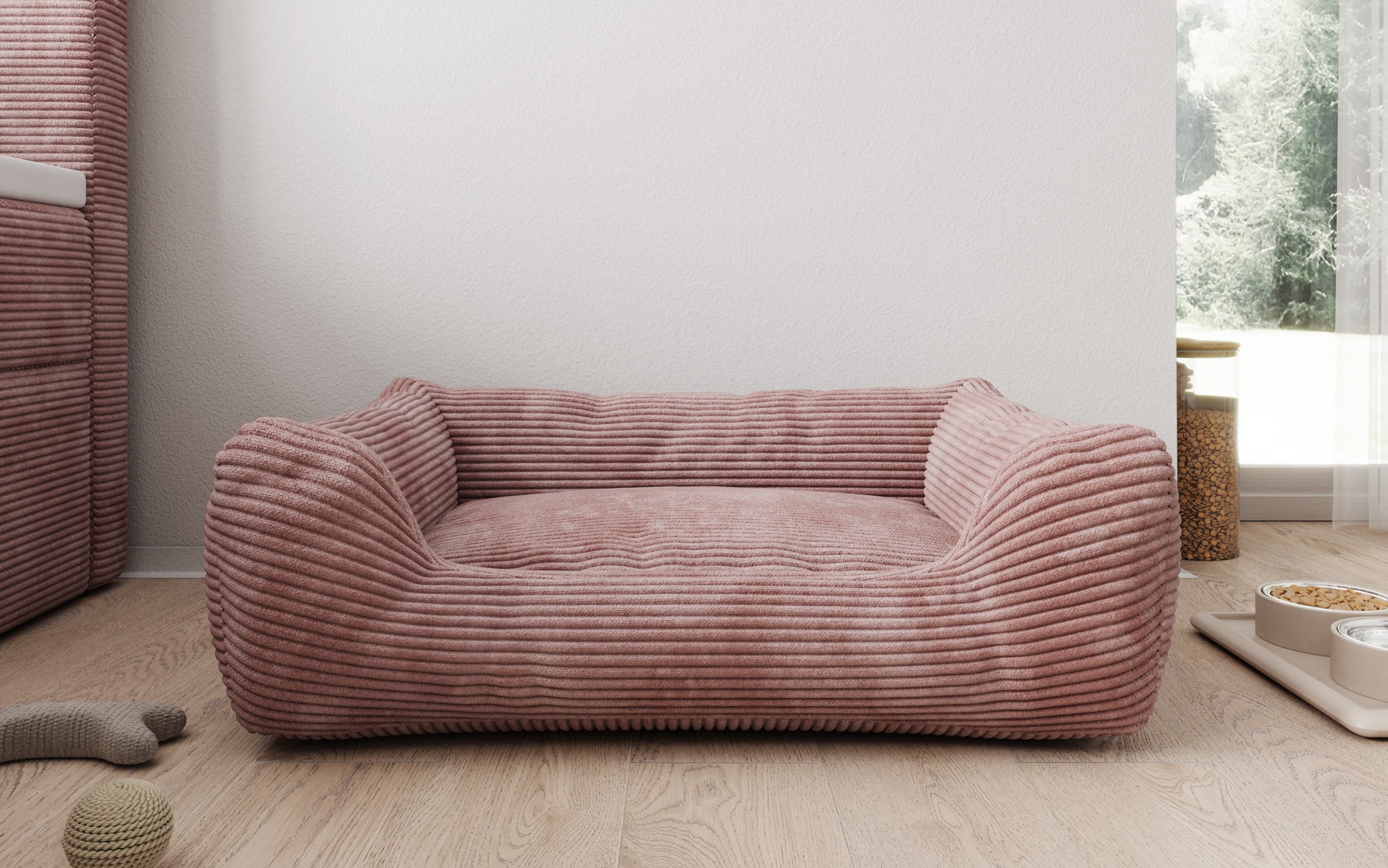 Dog bed Cosmo 60 × 80 cm in Corduroy