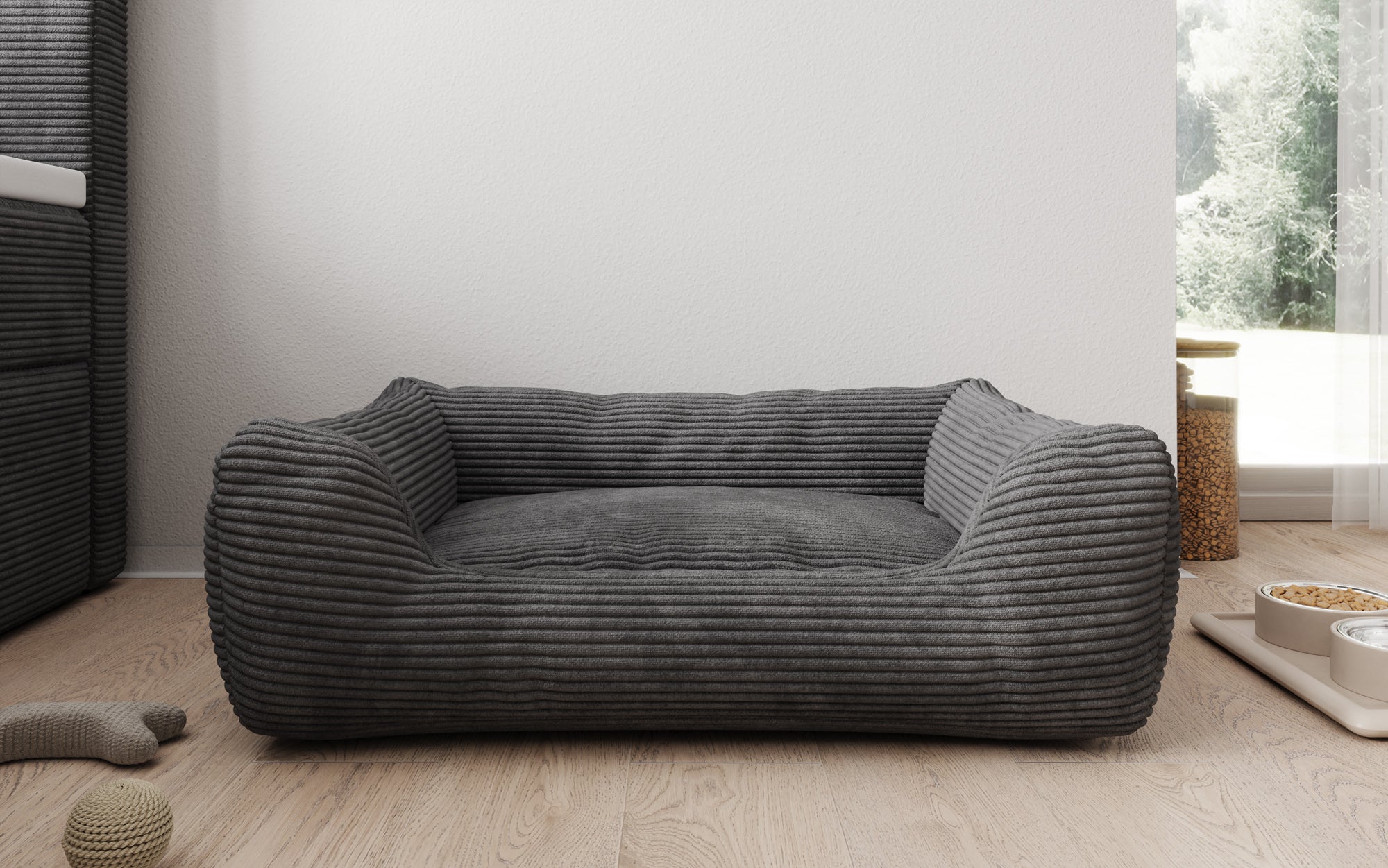 Dog bed Cosmo 60 × 80 cm in Corduroy