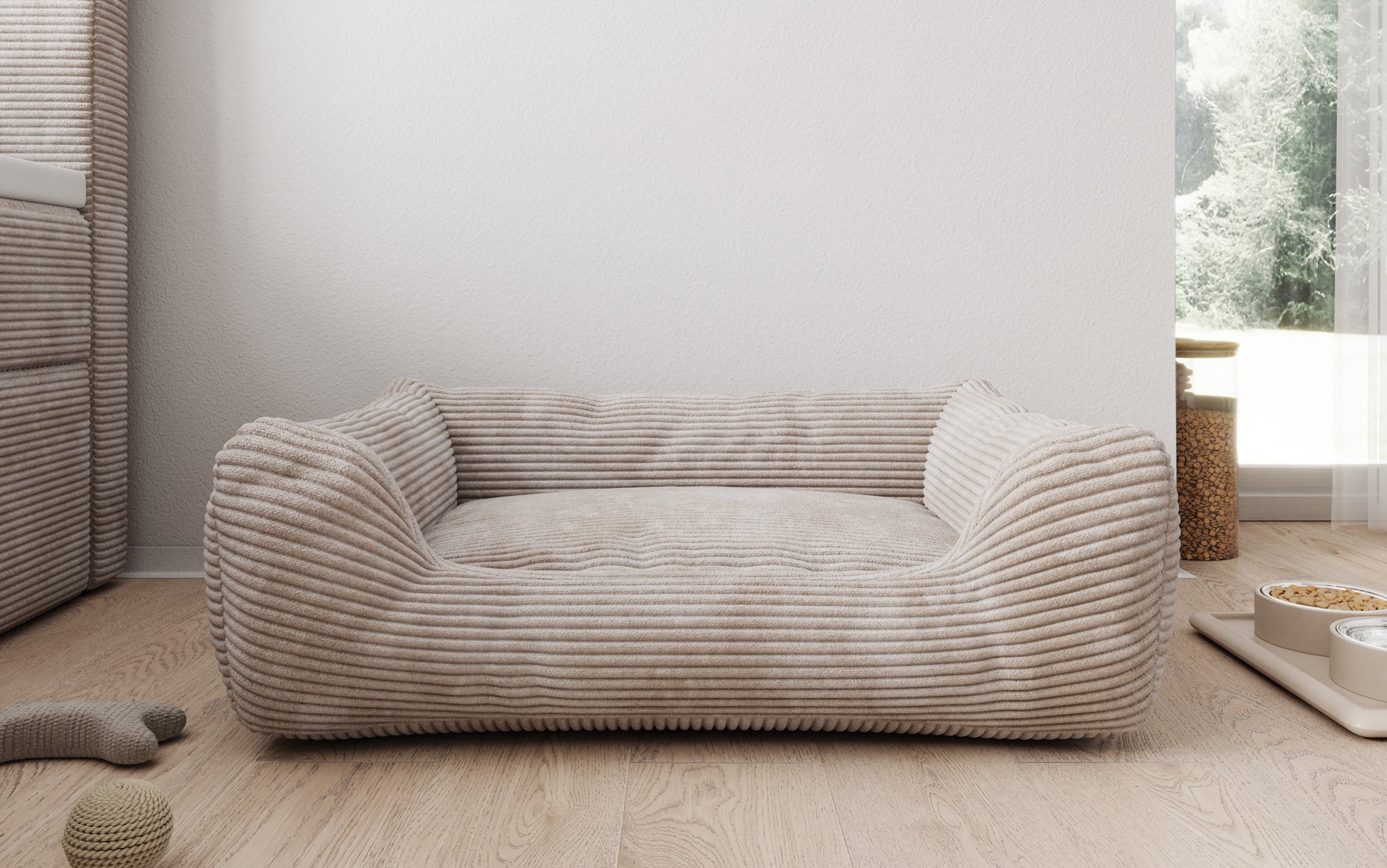 Dog bed Cosmo 60 × 80 cm in Corduroy