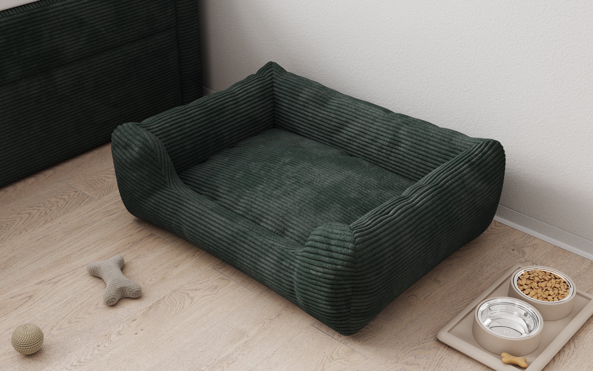 Dog bed Cosmo 60 × 80 cm in Corduroy