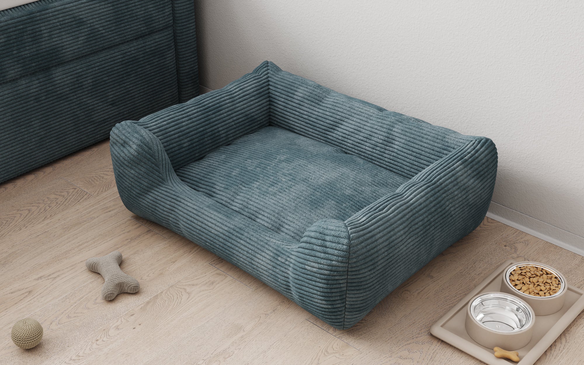 Dog bed Cosmo 60 × 80 cm in Corduroy