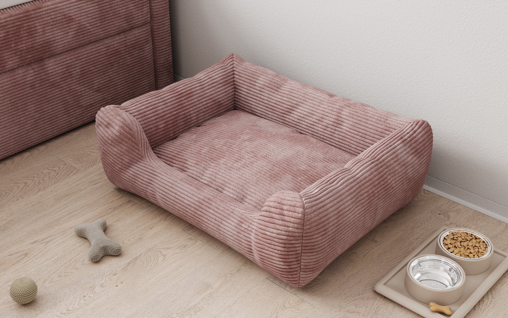Dog bed Cosmo 60 × 80 cm in Corduroy
