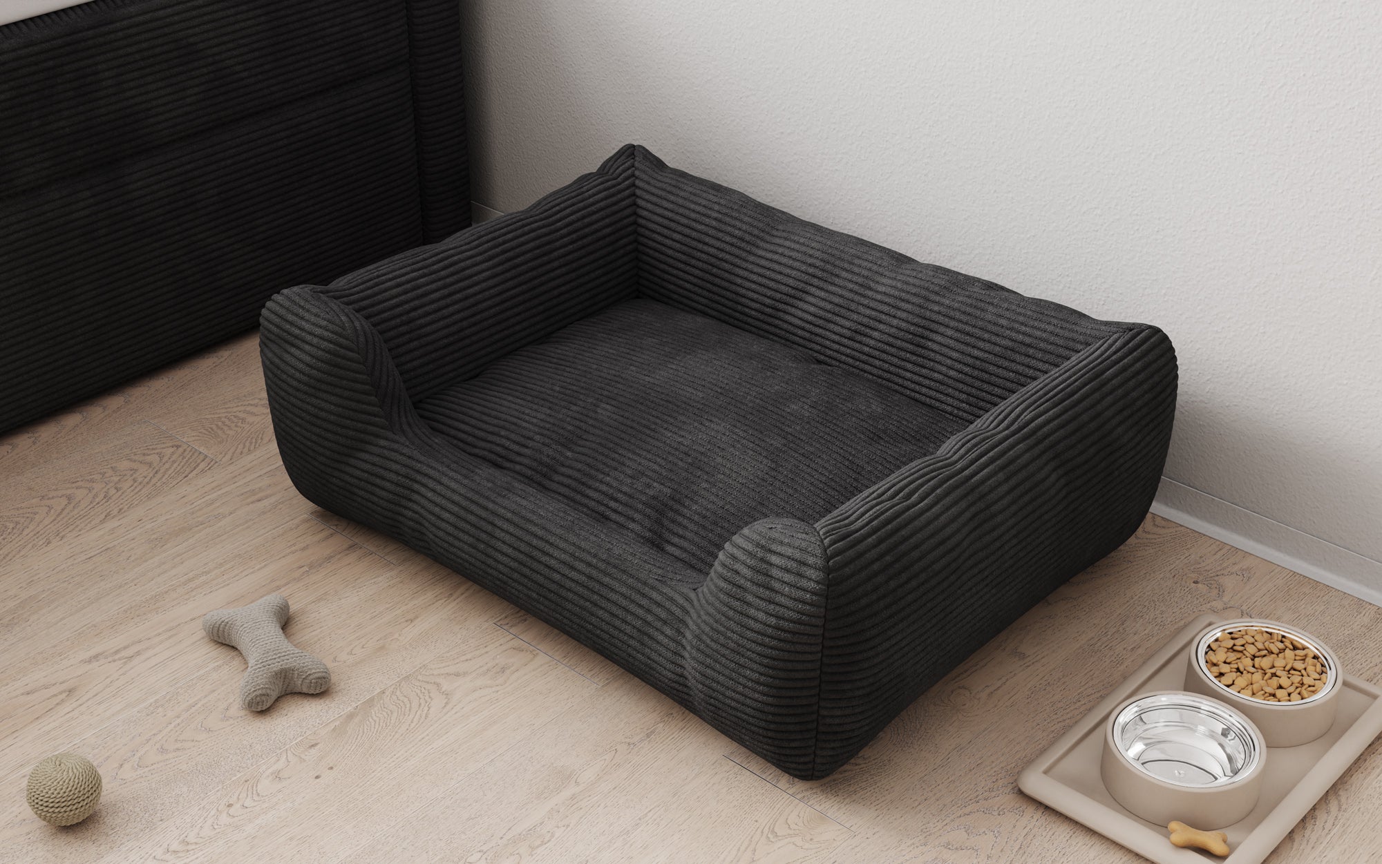 Dog bed Cosmo 60 × 80 cm in Corduroy