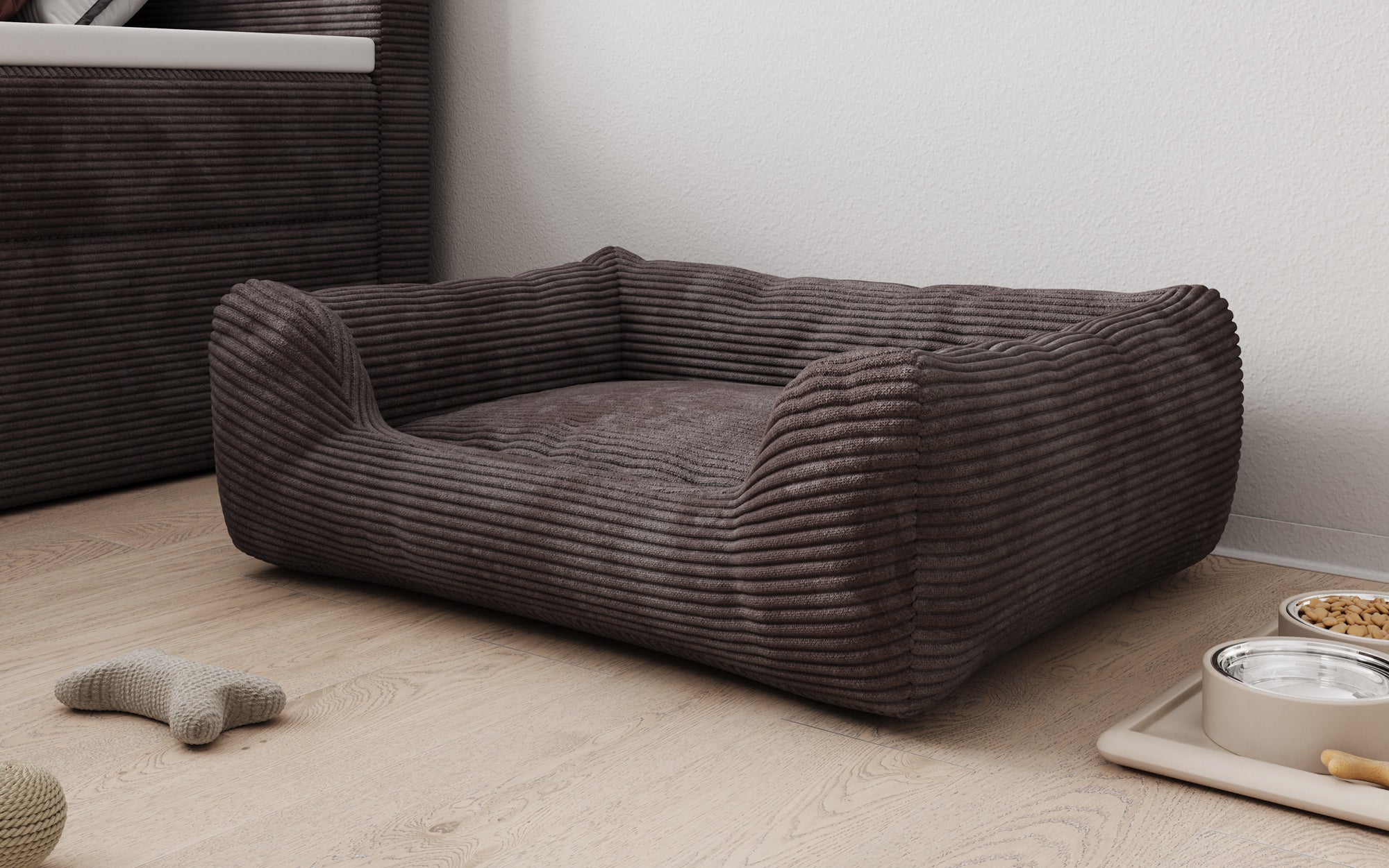 Dog bed Cosmo 60 × 80 cm in Corduroy