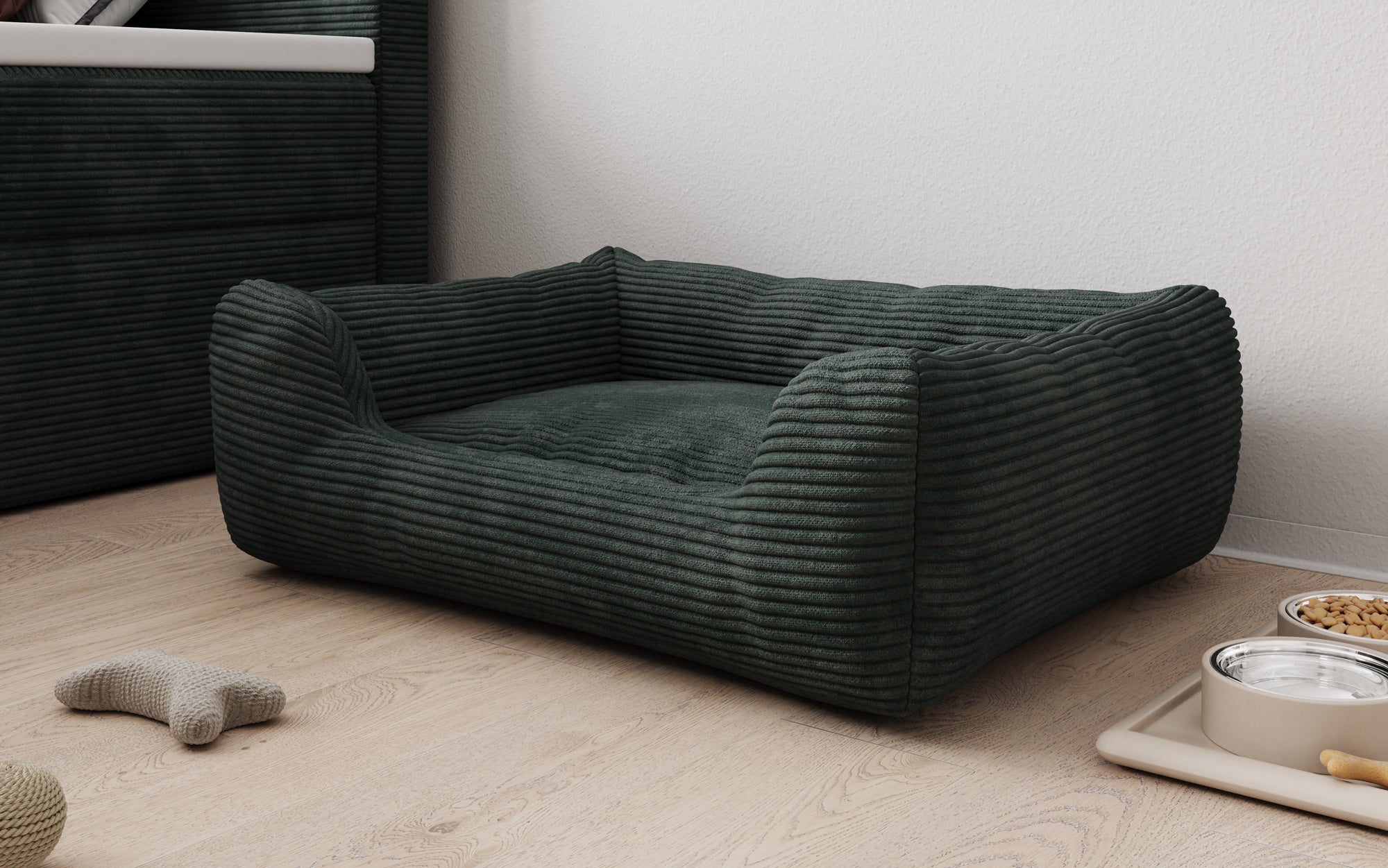 Dog bed Cosmo 60 × 80 cm in Corduroy