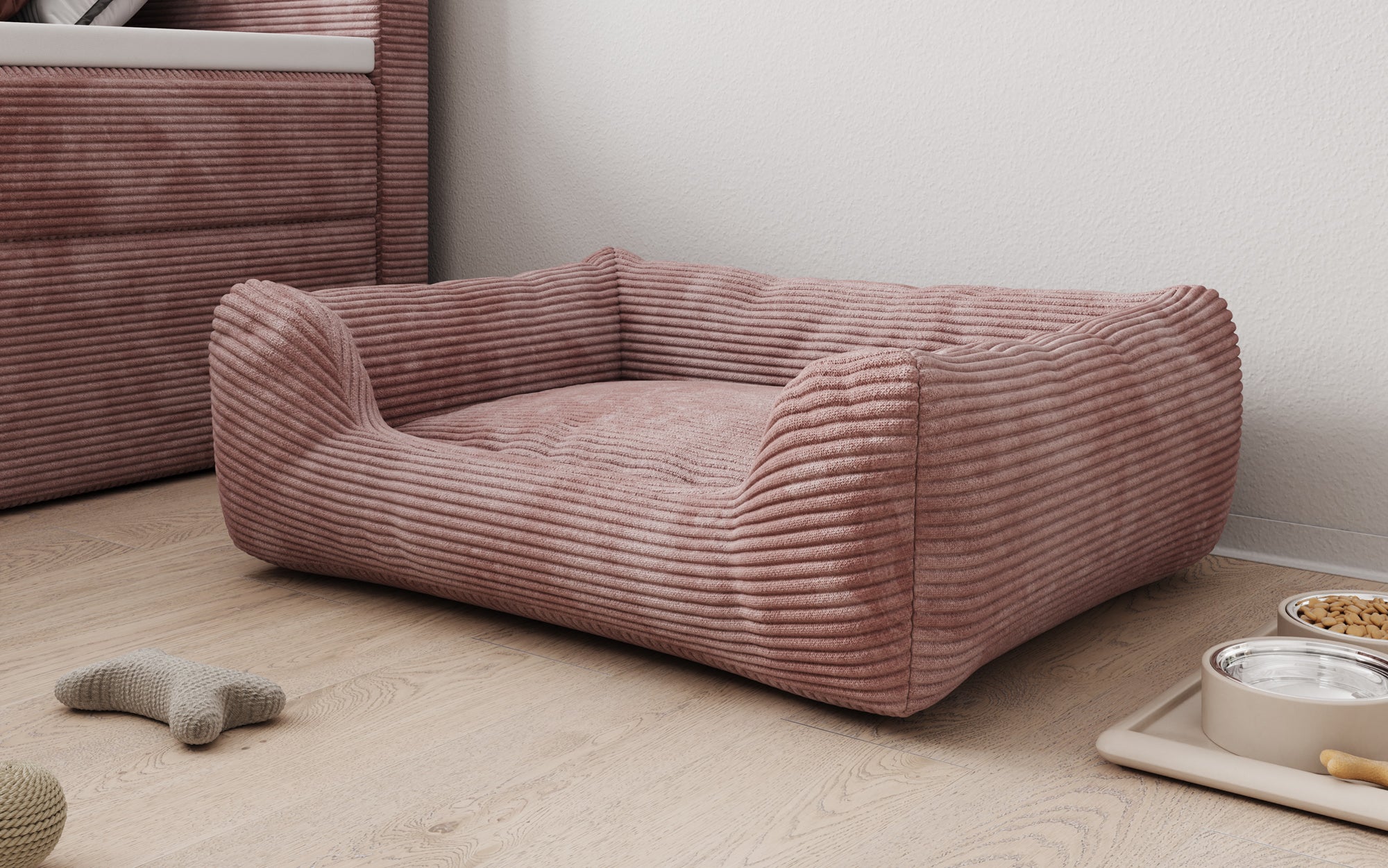 Dog bed Cosmo 60 × 80 cm in Corduroy