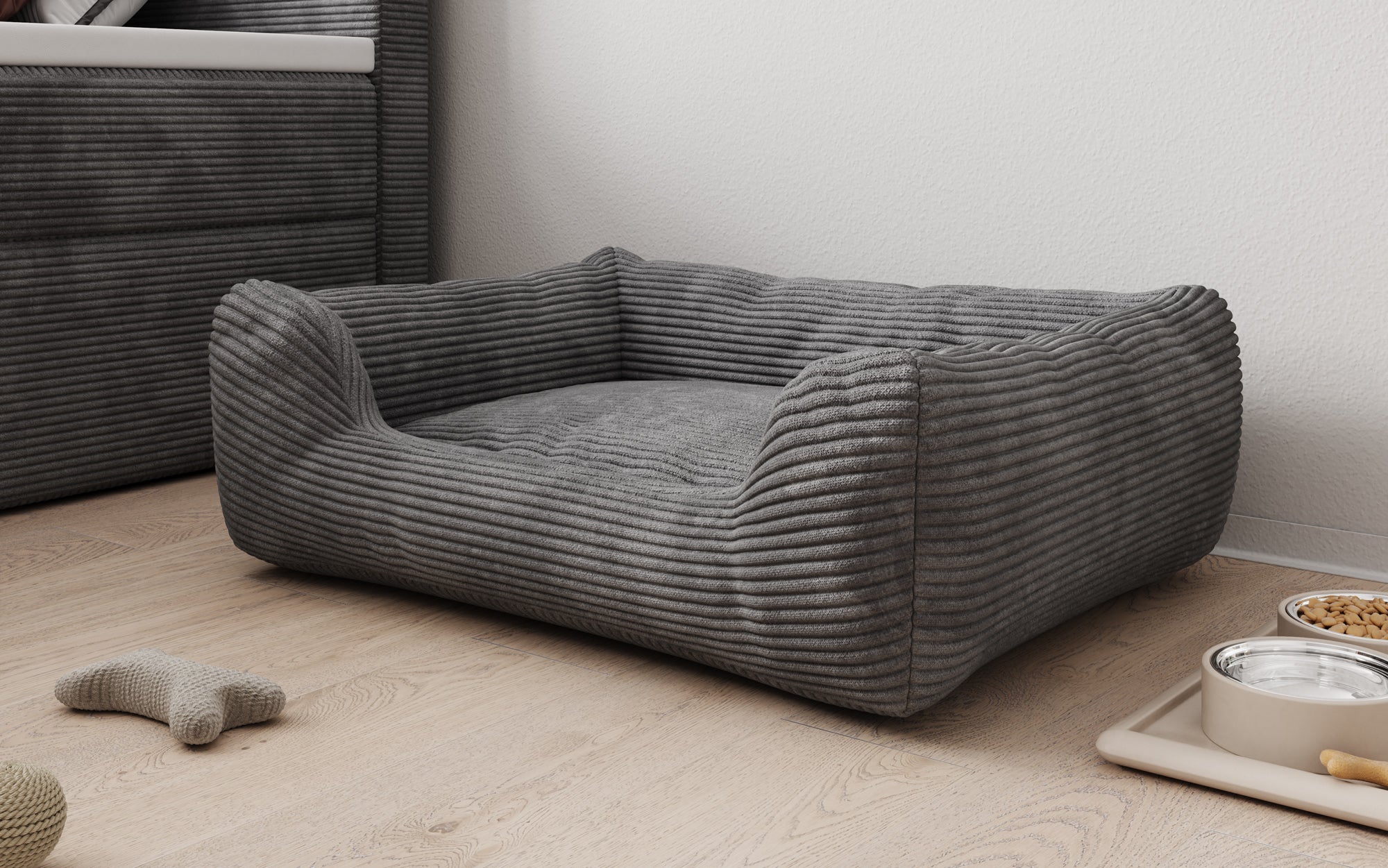 Dog bed Cosmo 60 × 80 cm in Corduroy