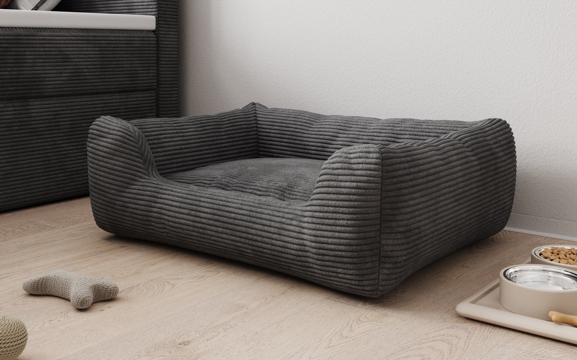 Dog bed Cosmo 60 × 80 cm in Corduroy