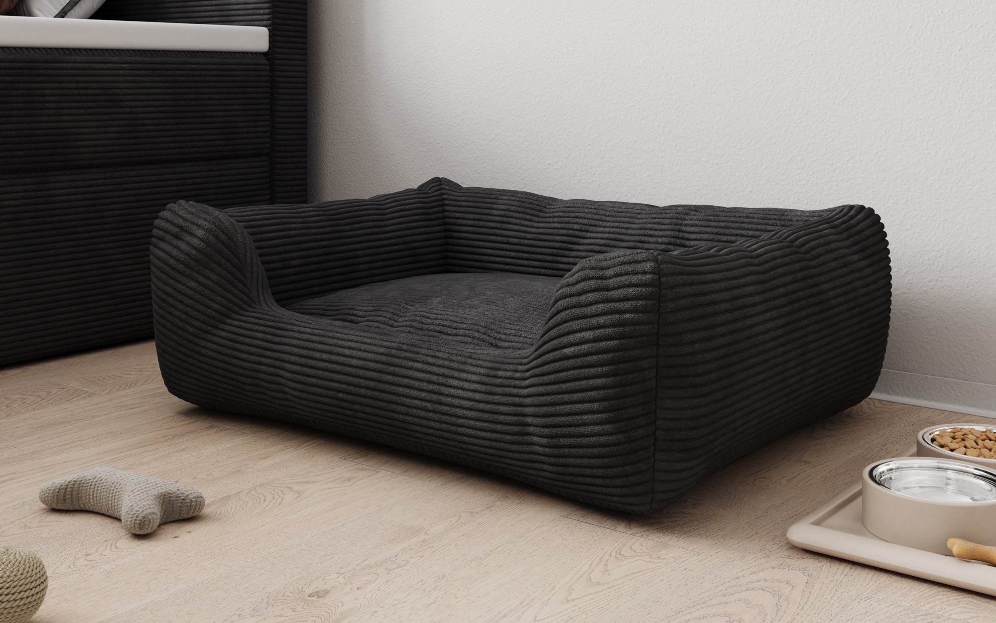 Dog bed Cosmo 60 × 80 cm in Corduroy