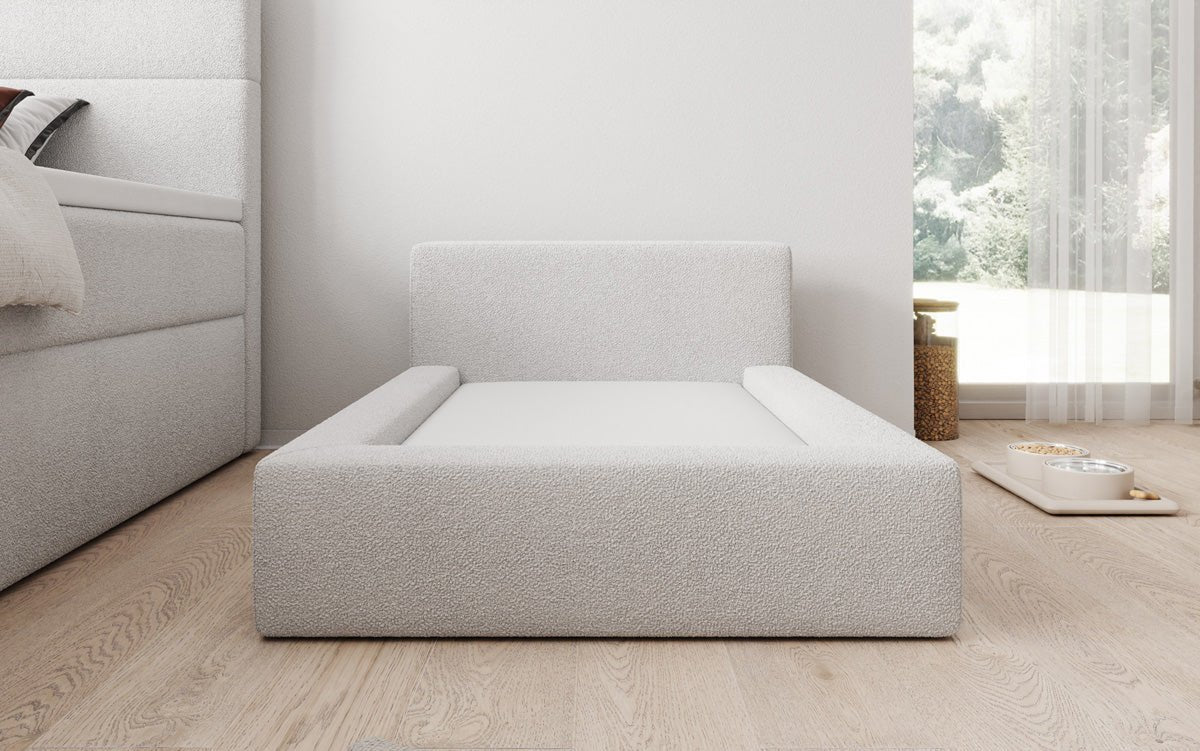 Dog bed LupoLounge 110 × 80 cm in Bouclé