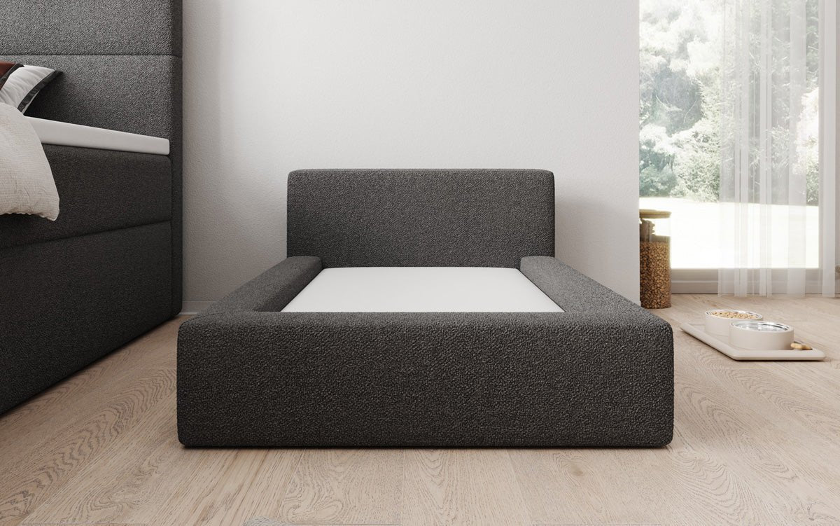Dog bed LupoLounge 110 × 80 cm in Bouclé