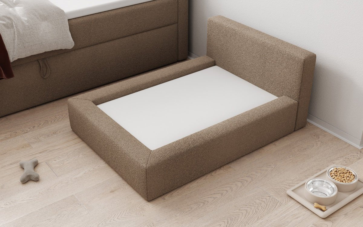 Dog bed LupoLounge 110 × 80 cm in Bouclé