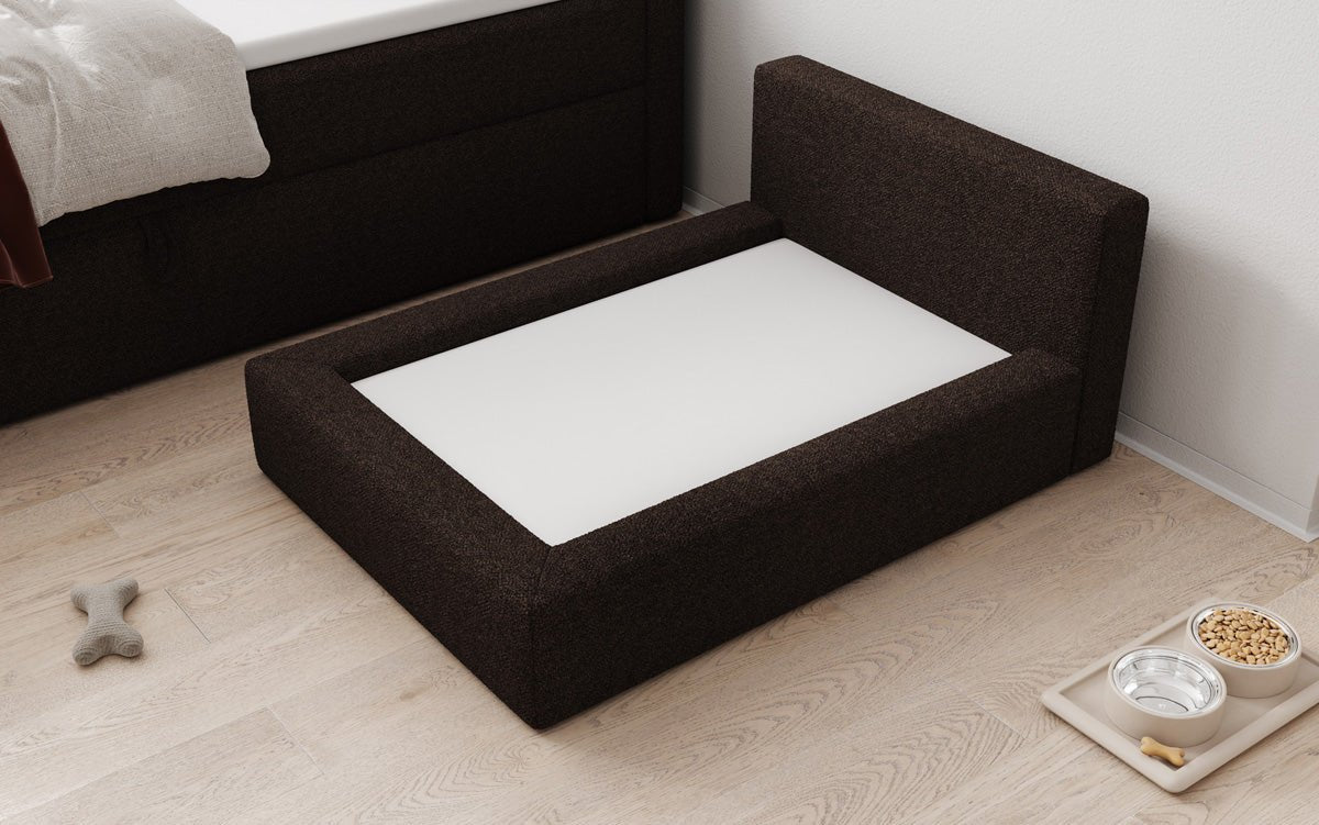 Dog bed LupoLounge 110 × 80 cm in Bouclé